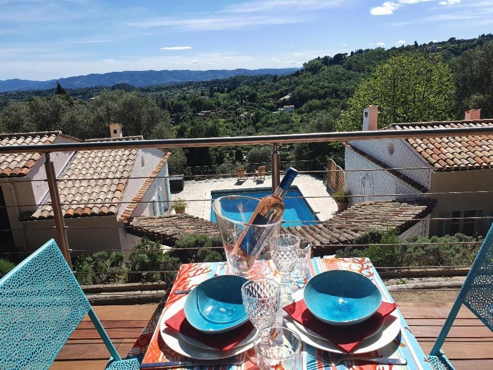 Apartment Picasso In Large Park With Heated Pool Chateauneuf-Grasse Exterior foto