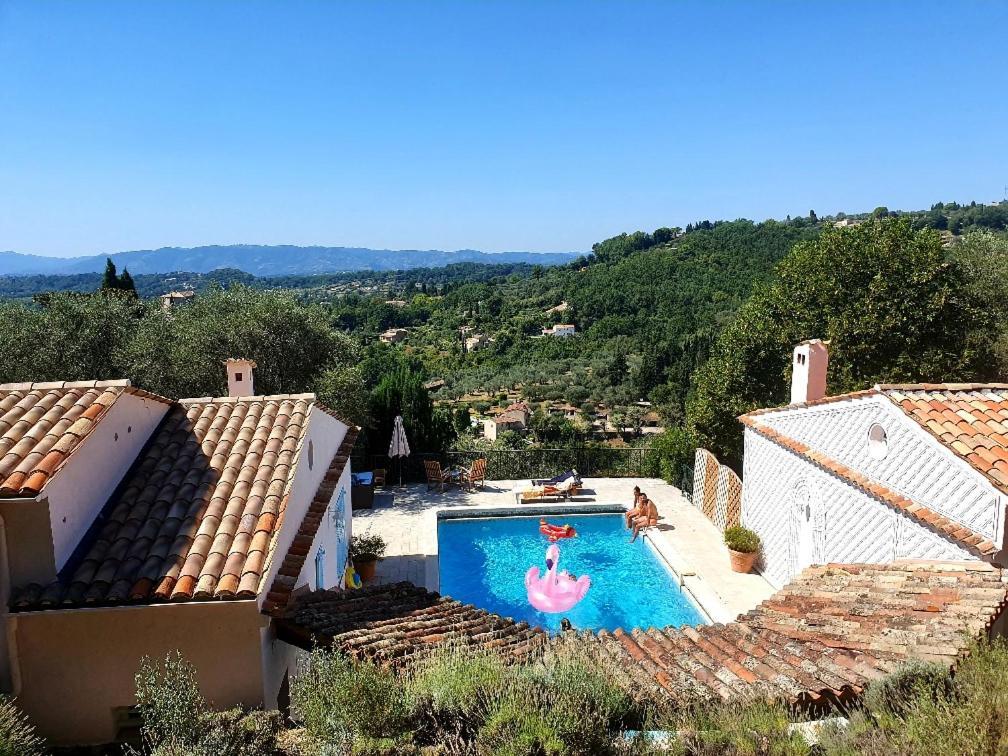 Apartment Picasso In Large Park With Heated Pool Chateauneuf-Grasse Exterior foto
